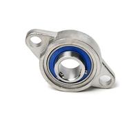 CJVIHVVAY 1pcs Zinc Alloy Diameter 8mm to 30mm Bore Ball Bearing Pillow Block Mounted Support SKP000 SKFL000 001 002 003 004 005 006 007(Gold,SKFL007)