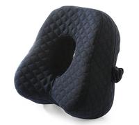 CJWLKJ Knee Pillow for Side Sleepers - Butterfly Hollow Design Aligns Spine and Relieves Pressure - Memory Foam Leg Pillow w/Strap for Back, Hip, Sciatica Pain Relief - Navy