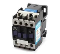 CJX2-12100 35mm DIN Rail Mounting 3-Phase AC Contactor AC220V Coil Voltage