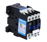 CJX2-1810 LC1 AC Contactor 18A 3 Phase 3-Pole NO Coil Voltage 380V 220V 110V 36V 24V 50/60Hz Din Rail Mounted 3P+1NO Normal Open(AC 380V)