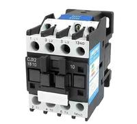 CJX2-1810 LC1 AC Contactor 18A 3 Phase 3-Pole NO Coil Voltage 380V 220V 110V 36V 24V 50/60Hz Din Rail Mounted 3P+1NO Normal Open(AC 36V)