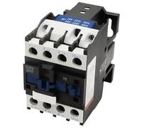 CJX2-2510 AC Contactor Silver Contact LC1 DIN Rail Mounted 1NO Normal Open Voltage 220V/380V/24V/110V(CJX2-2510 AC110V)