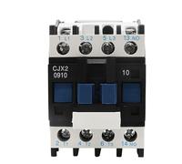 CJX2-2510 AC Contactor Silver Contact LC1 DIN Rail Mounted 1NO Normal Open Voltage 220V/380V/24V/110V 1Pcs(CJX2-2510 AC380V)