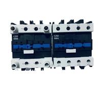 CJX2-4004 4008 40A 5004 5008 6504 6508 9504 AC Contactor 4NO 2NO 2NC 220V 380V Rail Mount Contactor Industrial Electric 1Pcs(CJX2-4004 4NO,380V)