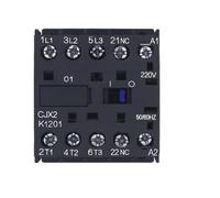 CJX2K1201 Mechanical Interlock AC Contactor K0910 K0901 K1210 K1201 K1610 230V 50Hz 60Hz 9A 12A 16A 110V 24V Gangbei(CJX2K1201 AC,220V)