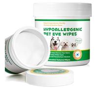 CJXHJY Pack of 150 Dog Eye Wipes, Eye Care Dog and Tear Spot Remover, with Natural Ingredients - Gently Cleans, Soothes, Prevents Eye Infections and Makes Eyes Shine