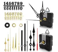 CJYBJHOM 2 Pack Clock Mechanism Battery Powered Kit, Silent Quartz Clock Movement Replacement,with 5 Styles Hands and 2 Sets of Numbers