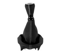 CJYCJY Gear Knob Shift Knob for Peugeot 207 307 CC 308 5-speed, Car Gear Stick Cover Manual Automatic Shift Knob Cover Gear Shifting Car Accessories, white line