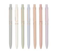 Cjytdkj Gel Pens, 7PCS 0.5mm Black Ink Fine Point Smooth Writing Pens, High-End Series Retractable Pens for Journaling Note Taking Home School Office Supplies