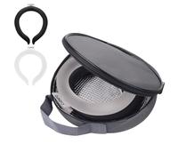 CJZNPD Neck Cooler Ice Cooling Ring with Insulated Bag. Wearable Neck/Shoulder Cooling Tube for Hot Weather, Ice Collar for Outdoor Workers, Sports. Reusable Cool Wraps, Mixed Color(White+Black) 2Pcs