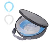 CJZNPD Neck Cooler Ice Ring with Insulated Bag. Mixed Colors (White+Blue)