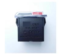 CK-1 125V 10(8) A Waterproof Dustproof Electromagnetic On Off Push Button Switches Pushbutton Switch for Grinding Wheel Machine Industrial Switches