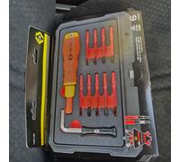 CK 11 Piece VDE Torque 1.2Nm To 6Nm Handle & Slim Screwdriver Bit Set, T4822 TQD