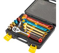 CK Tools T4659 12 Piece Coloured 3/8" Sure Drive Socket & Spanner Set