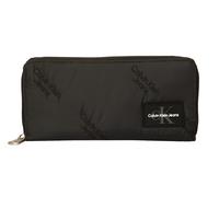 CK CALVIN KLEIN JEANS women's wallet with logo embroidered all over the fabric a