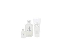 Ck One 3 Pcs Set: 3.4 Eau De Toilette Spray + 0.5 Oz Eau De Toilette + 3.4 Body Wash (Hard Box)