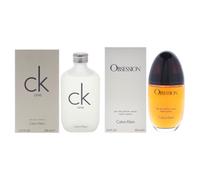 CK One Obsession Kit Calvin Klein Women 2 Pc Kit 3.4oz EDT Spray