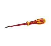 CK SLIM Shaft Dextro 1000v VDE Insulated Pozi, Slot, Phillips,Modulo Screwdriver