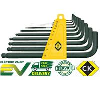 CK T4443M Ball End Hexagon Allen Keys Set 1.5-10mm