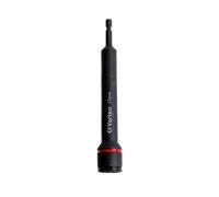 C.K Tools Vorteck Extra Deep 17mm Nut and Bolt Driver, 152mm Long Reach with 100mm Pass Through Depth, 1/4 Inch Hex Quick Lock Shank, 50BV30 Steel Impact Compatible for Cable Trays CK T4530 17