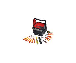 CK T5952 Electricians Tool Kit With Magma Technicians Tool Tote 14 Piece
