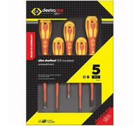 CK Tools C.k Tools T49283D Dextro Slim 5 Piece Vde Insulated Screwdriver Set Slotted Pozi
