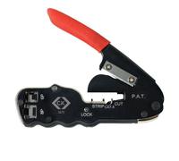CK Tools Compact Pass-Through Crimper for RJ45 Plugs 6/8P T3673A