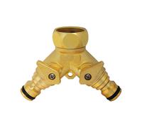 CK Tools G7918 1/2" Brass Two Way Tap Connector Water Hose