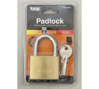 CK Tools KASP 50mm Brass Padlock with Hardened Steel Shackle - K12050D