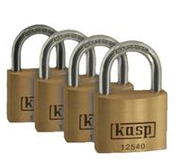 CK Tools KASP K12540D4 40mm Premium Brass Padlocks 4 Keys New Free pp Uk Seller