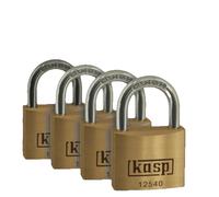 CK Tools KASP K12540D4 40mm Premium Brass Padlocks 4 Keys New Uk Seller Free pp