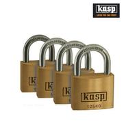 Kasp 125 Premium Brass Padlock - 40 Millimeters - Quad