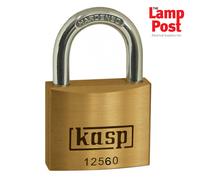 CK Tools Kasp K12560D Premium Brass Padlock 60mm with Hardened Steel Shackle