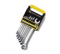 C.K T4344M7ST Ratchet Spanner Set, Metric, 7 Pieces