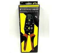 CK Tools Ratchet Crimping/Crimper Pliers For Coaxial Cable with BNC & TNC T3698A