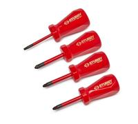 CK Tools Stubby VDE Insulated Slim 4 Piece Screwdriver Set T48349