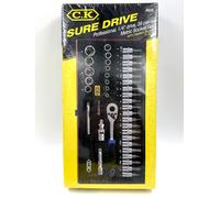 C.K 4655 Sure Drive Socket Set 1/4-Inch Drive (39 Pieces)