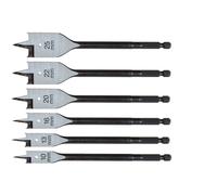 CK Tools T2942P Flat Wood Bit Set/6