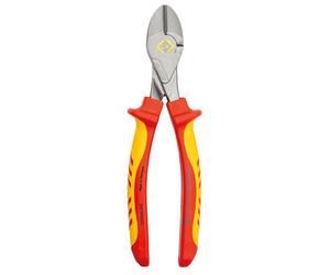 CK Tools T37021A 180 RedLine VDE High Leverage Side Cutters, 180 mm