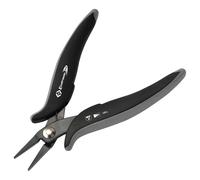 C.K T3891 Ecotronic ESD Flat Nose Pliers, Black