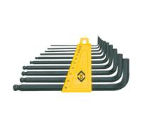 CK Tools T4443M Ball End Hexagon Key Metric Set Of 10
