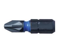 C.K T4560 PZ2LD10 PZ Impact Screwdriver Bits, 0 V, Black, 2 x 50 mm, Set of 10 Piece