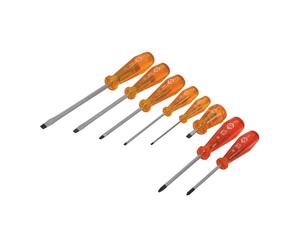 CK Tools T4999B HD Classic Screwdriver Slotted & PZD Set Of 8