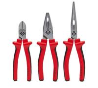 CK VDE Pliers Set, 3 Piece Redline 1000V Insulated Electricians Pliers - T3803