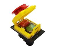 CK21 4 Pins Electromagnetic Switch Emergency Stop ON-OFF Push Button Switches for Industrial Machine Tool AC 250V 16(12) A 5E4