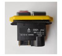 CK21 4 Pins Waterproof Electromagnetic Push Button Switch On-Off Push-Key Switches 125V/250V 16(12) A IDGTTLDF(125V)