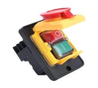 CK5-11 AC250V 6-Pin Push Button Switch Start Stop No Volt Release for Woodworking and Metalworking Machines