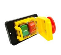 CK5 AC250V 4-Pin Start Stop No Volt Release Push Button Switch Common to woodshop and Metalwork Machines