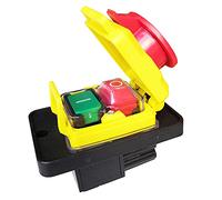 CK5 CK-5 250V T85 10(8) A 4 Pin Electromagnetic Push Button Switch Stop Start On Off Emergency Stop Pushbutton Switches for Electric tool