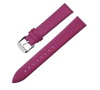 CKAKZTPTEV Leather Watch Strap Replacement Quick Release Leather Strap Unisex(PURPLE,18mm)